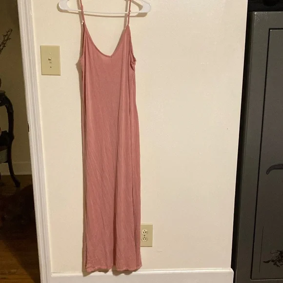 charlotte russe pink dress Lace Ruffle Strapless Maxi Dress